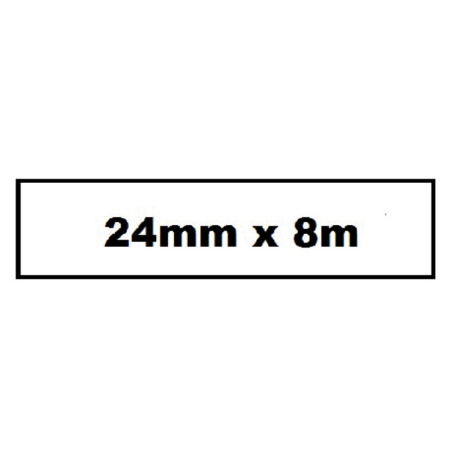 [Q251] Labeltape Quantore Tze-251 24mmx8m zw/wt