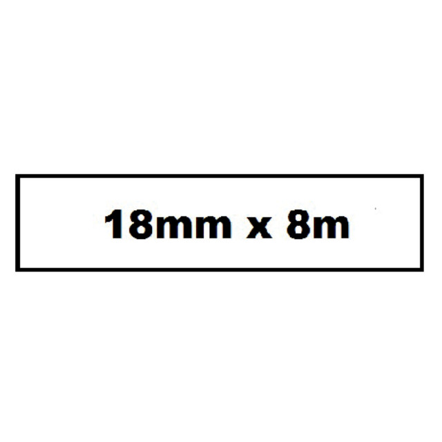 [Q241] Labeltape Quantore Tze-241 18mmx8m wt/zw