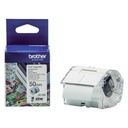 Etiket Brother CZ1005 multifunctioneel 50mm 5m wit