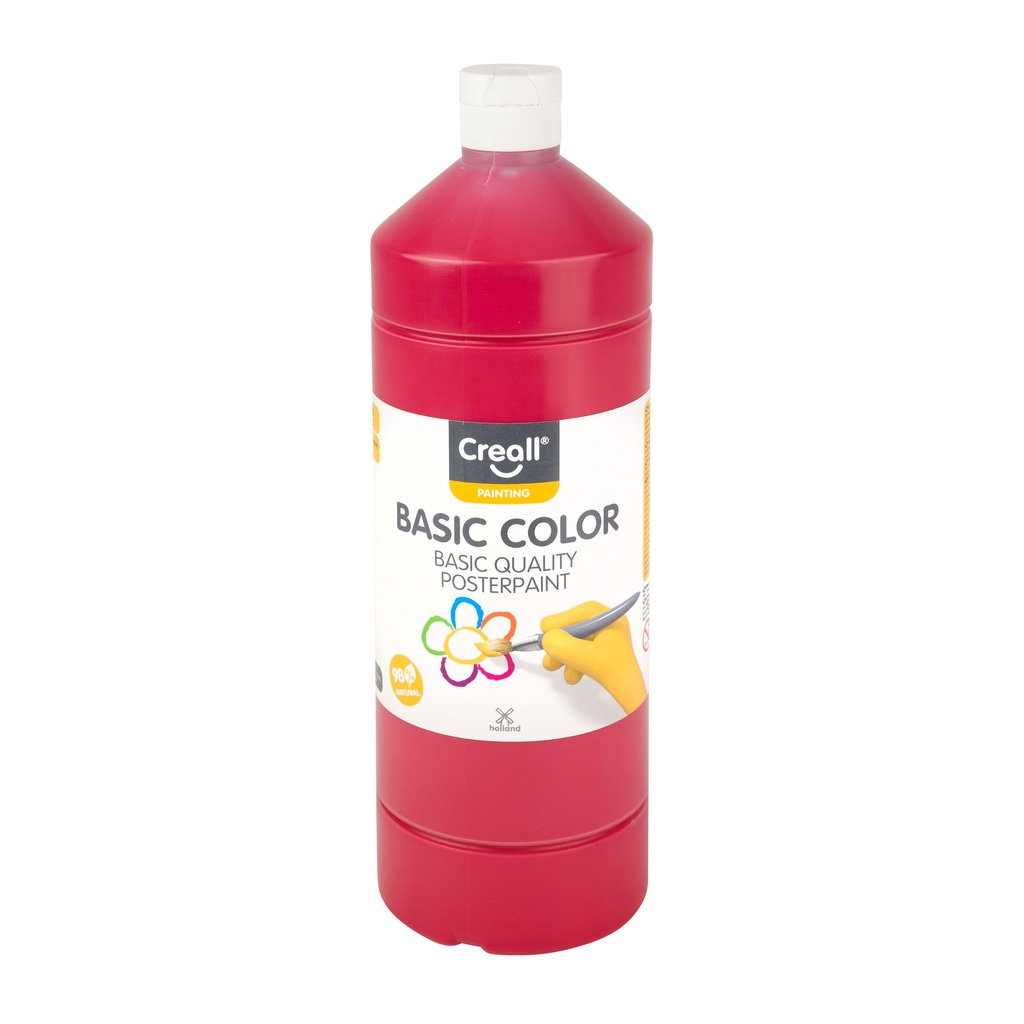 [1807] Plakkaatverf Creall basic rood 1000ml