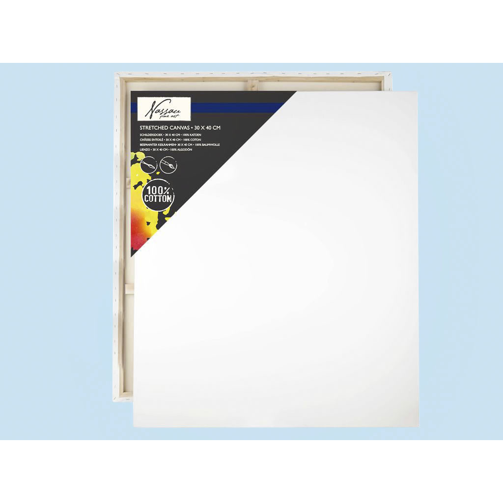 [AR1003/GE] Canvas Nassau fine art 30x40cm 100 procent katoen