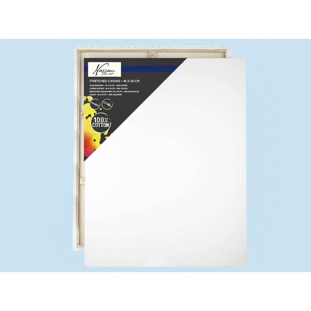 [AR1004/GE] Canvas Nassau fine art 40x50cm 100 procent katoen