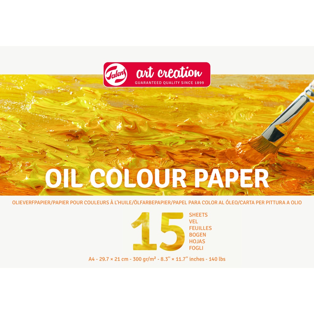 [9315002M] Olieverfpapier Talens Art Creation A4 geel