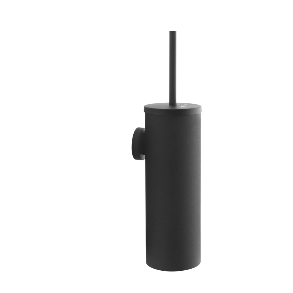 [332130] Toiletborstelset BlackSatino metaal zwart