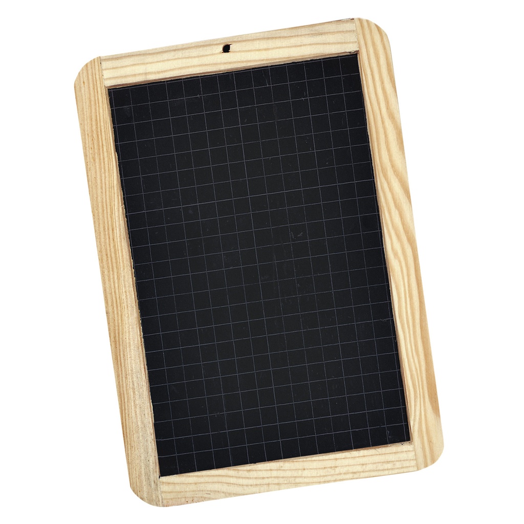 Krijtbord Giotto houten frame 180x260mm geruit