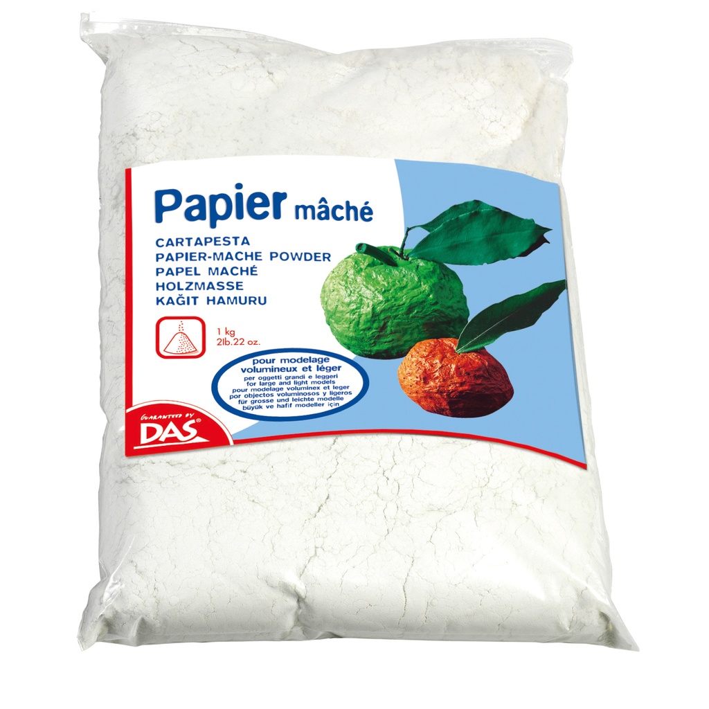 [F686000] Papiermache DAS poeder 1000 gram wit