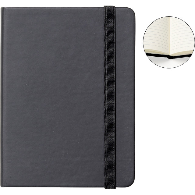 [011443] Notitieboek Quantore A6 lijn 192blz 80gr zwart