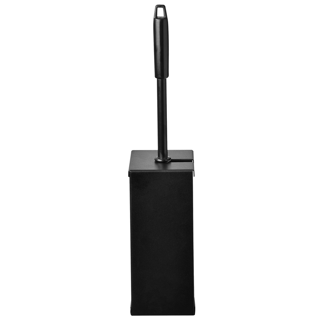 [448951] Toiletborstelset Quartzline rvs zwart
