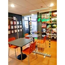 Hygiënescherm Djois oprolbaar 2x1m tr