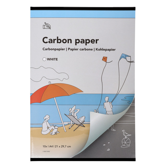[8712453093424] Carbonpapier Qbasic A4 21x31cm 10x wit