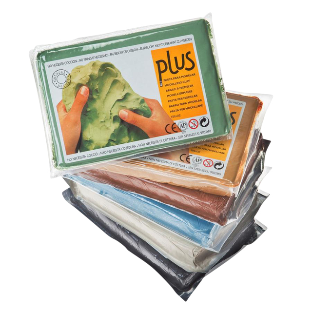 Klei plus 1kg terracotta