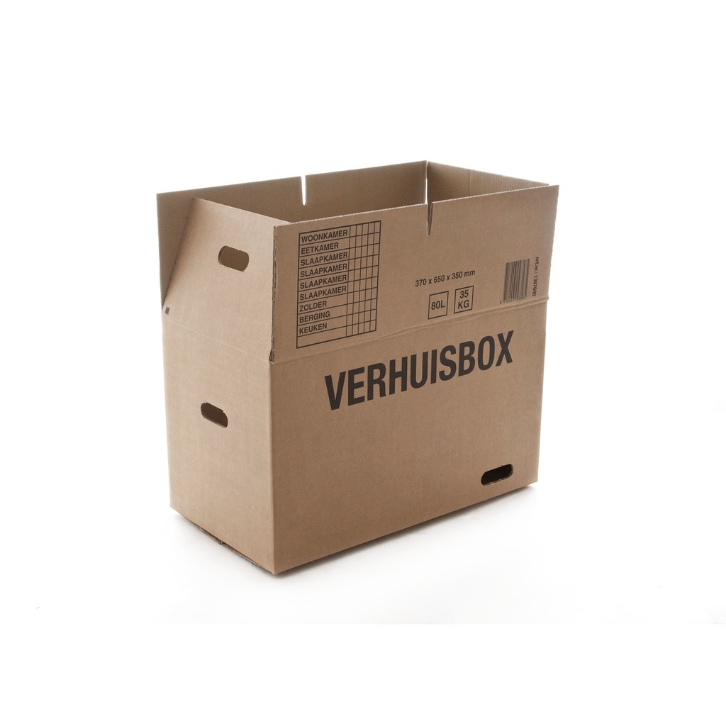 [10077] Verhuisdoos IEZZY 370x650x350 dubbelgolf bruin 7mm