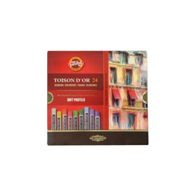 [8514024005KS] Pastelkrijt Koh I Noor Toison 8514 rond 24st ass