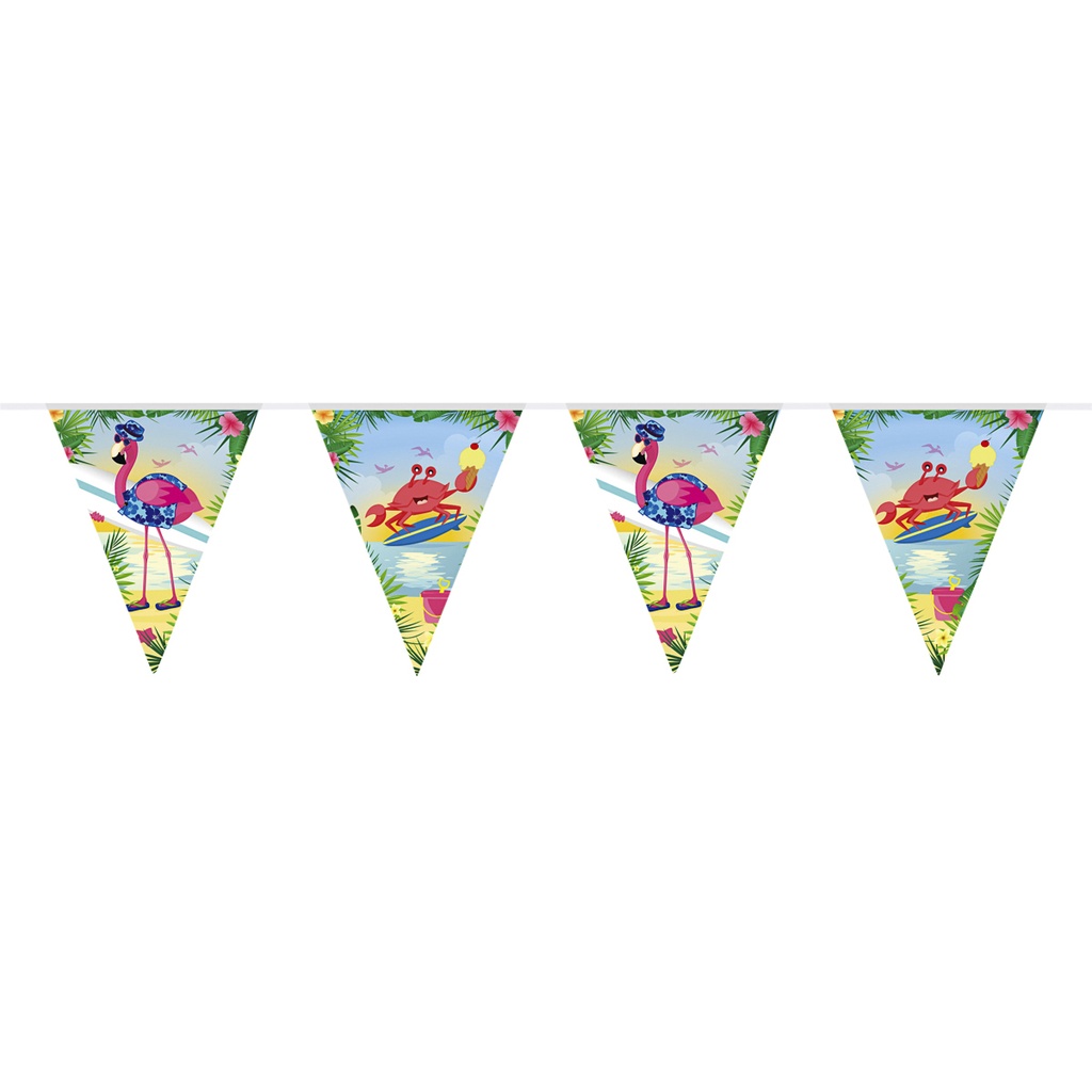 [65347] Vlaggenlijn flamingo 10 meter