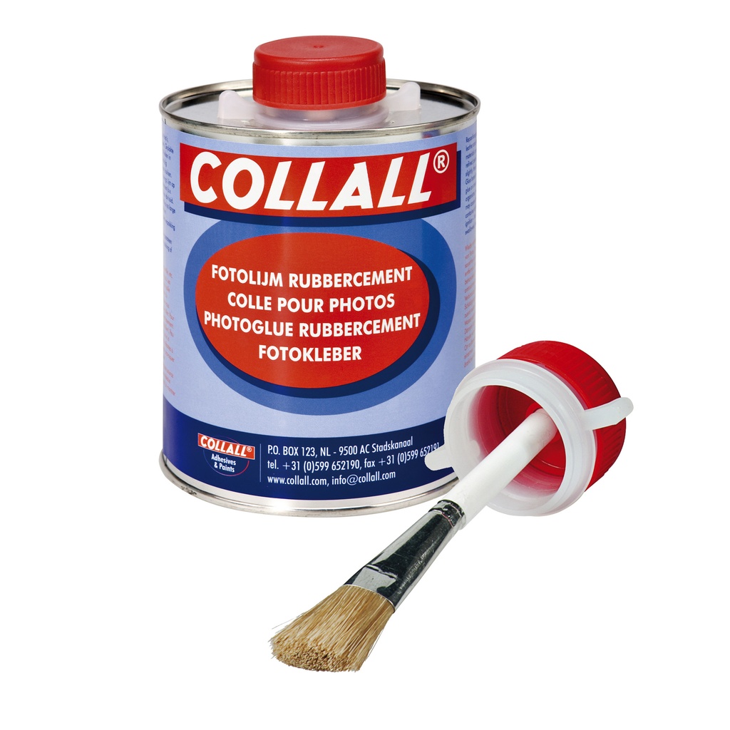 [COLFO1000KW] Rubbercement Collall 1000ml + kwast