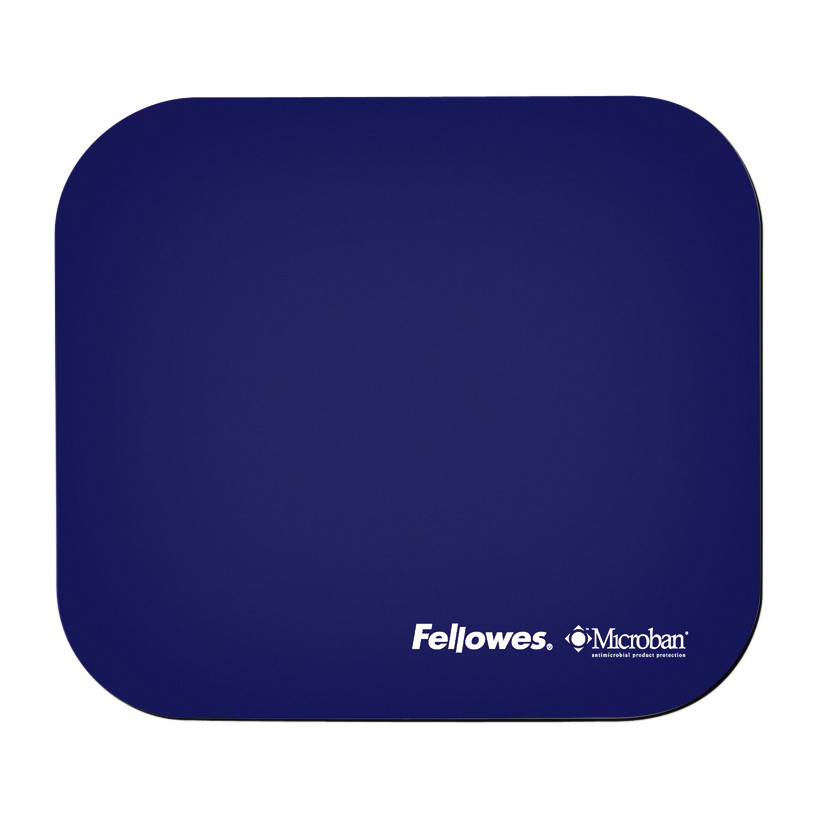 [5933805] Muismat Fellowes Microban antibacterieel blauw