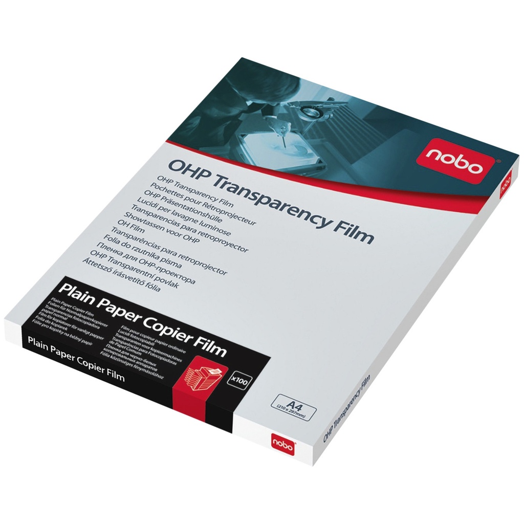 [33638237] Transparant Nobo kopieermachine 100 stuks