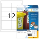Etiket HERMA 4595 97x42.3mm folie wit 120st