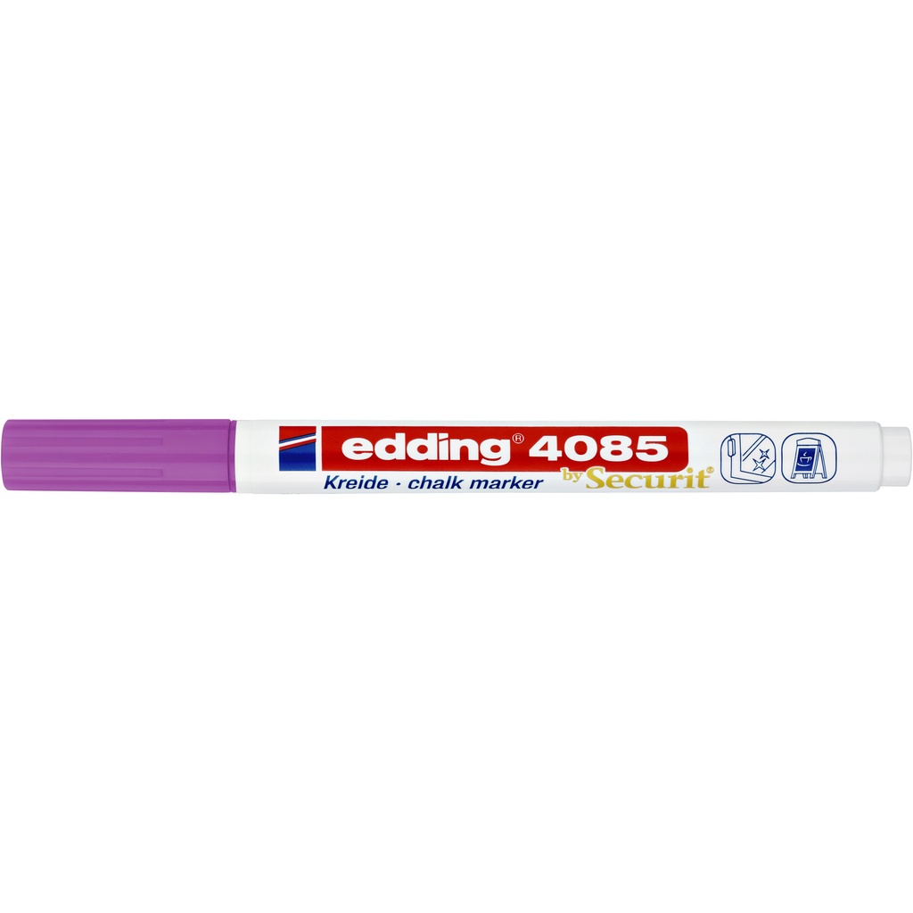 Krijtstift edding 4085 rond 1-2mm framboos