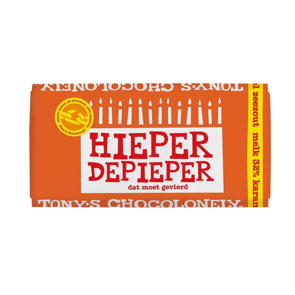 [NLRSG1MKZ180] Chocolade Tony Chocolonely hieper de pieper reep
