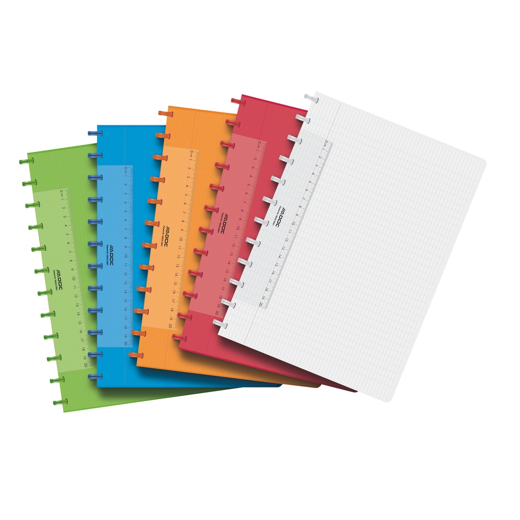 [6048.000] Schrift Adoc A4 ruit 4x8mm 144blz 90gr assorti