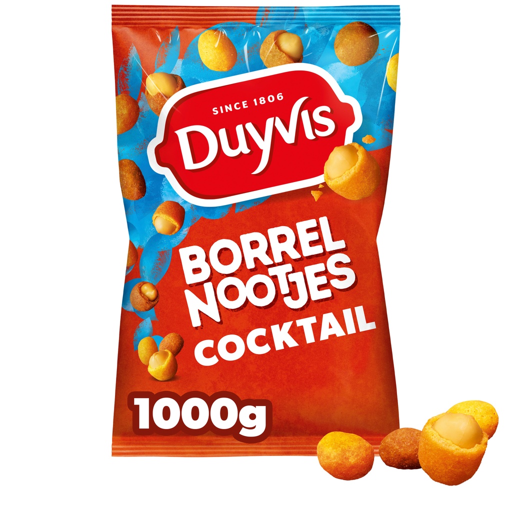 [32157] Borrelnootjes Duyvis cocktail zak 1000 gram