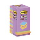 Memoblok Post-it Super Sticky 654 76x76mm color