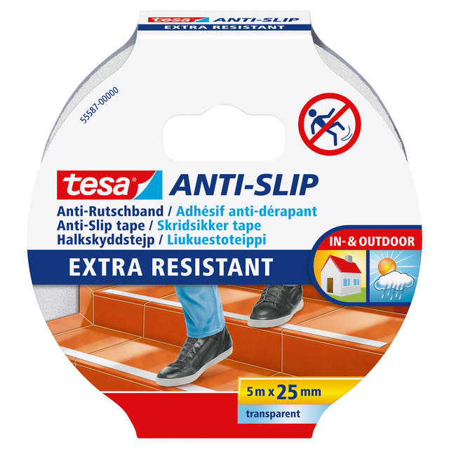 Anti-slip tape tesa 5mx25mm transparant