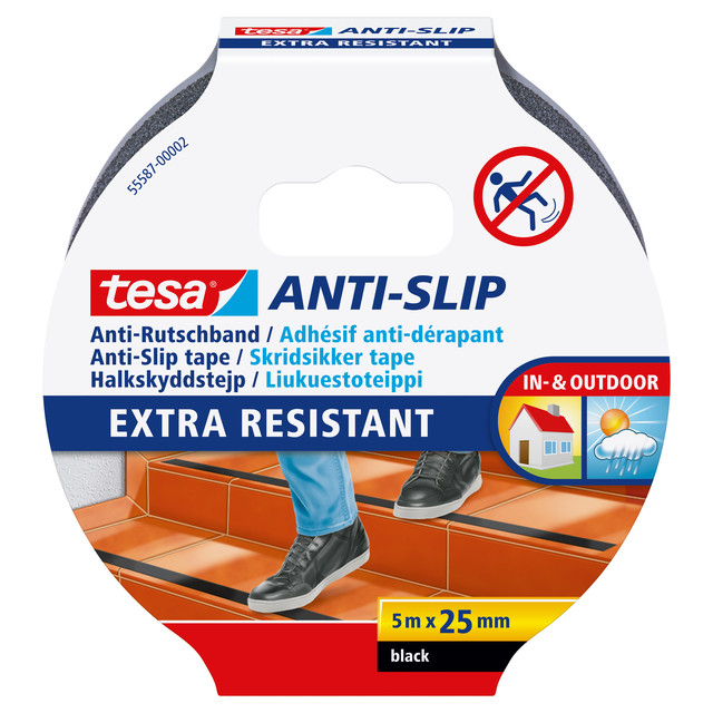 [55587-00002-11] Anti-slip tape tesa 5mx25mm zwart