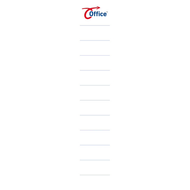 [627614] RUGETIKET OFFICE SMAL INSTEEK WIT 50STUK