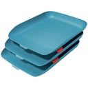 Brievenbak Leitz Cosy set van 3 A4 blauw