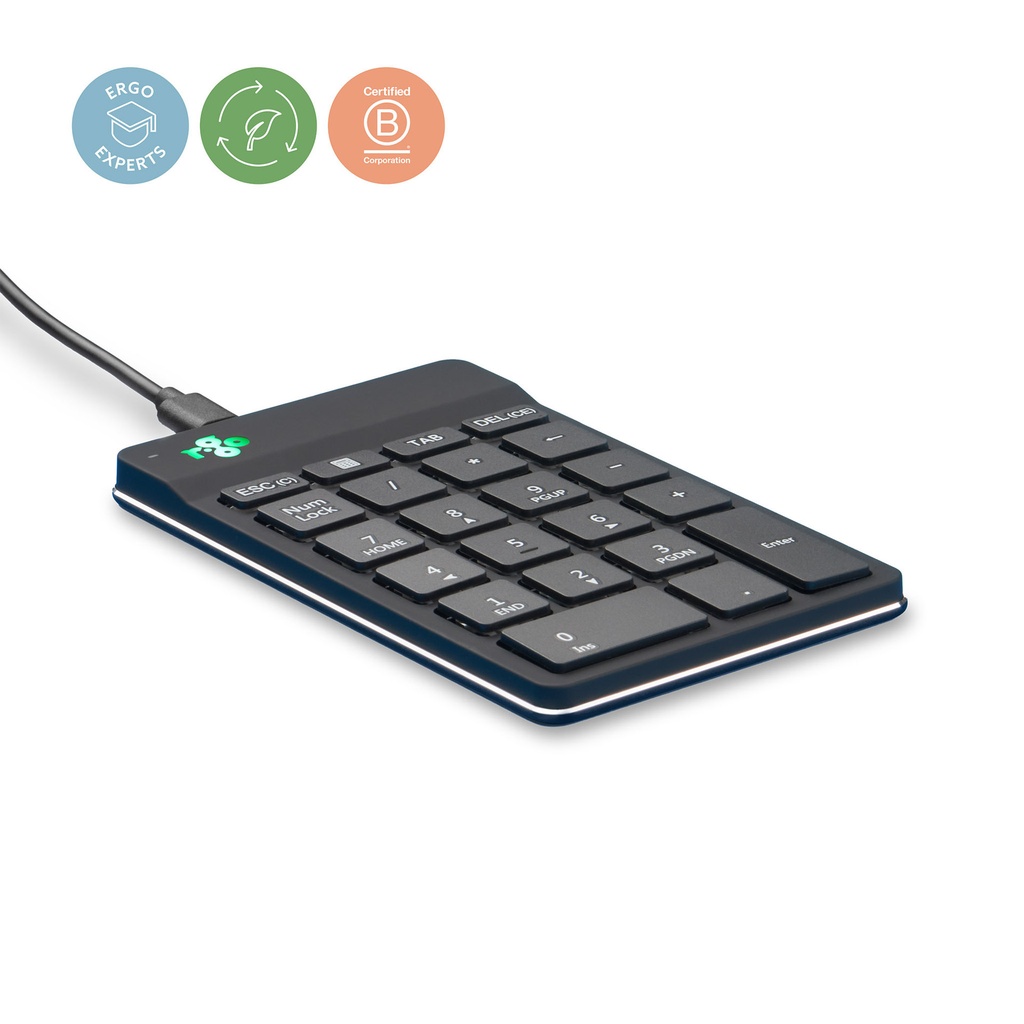 [RGOCONMWDBL] Toetsenbord R-Go Ergonomisch Numpad Break Draad