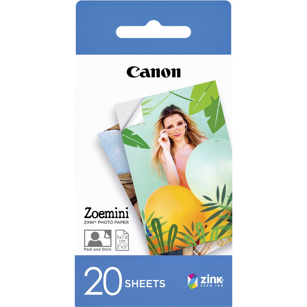 [3214C002AC] Fotopapier Canon Zink ZP-2030 5x7.6cm 20vel