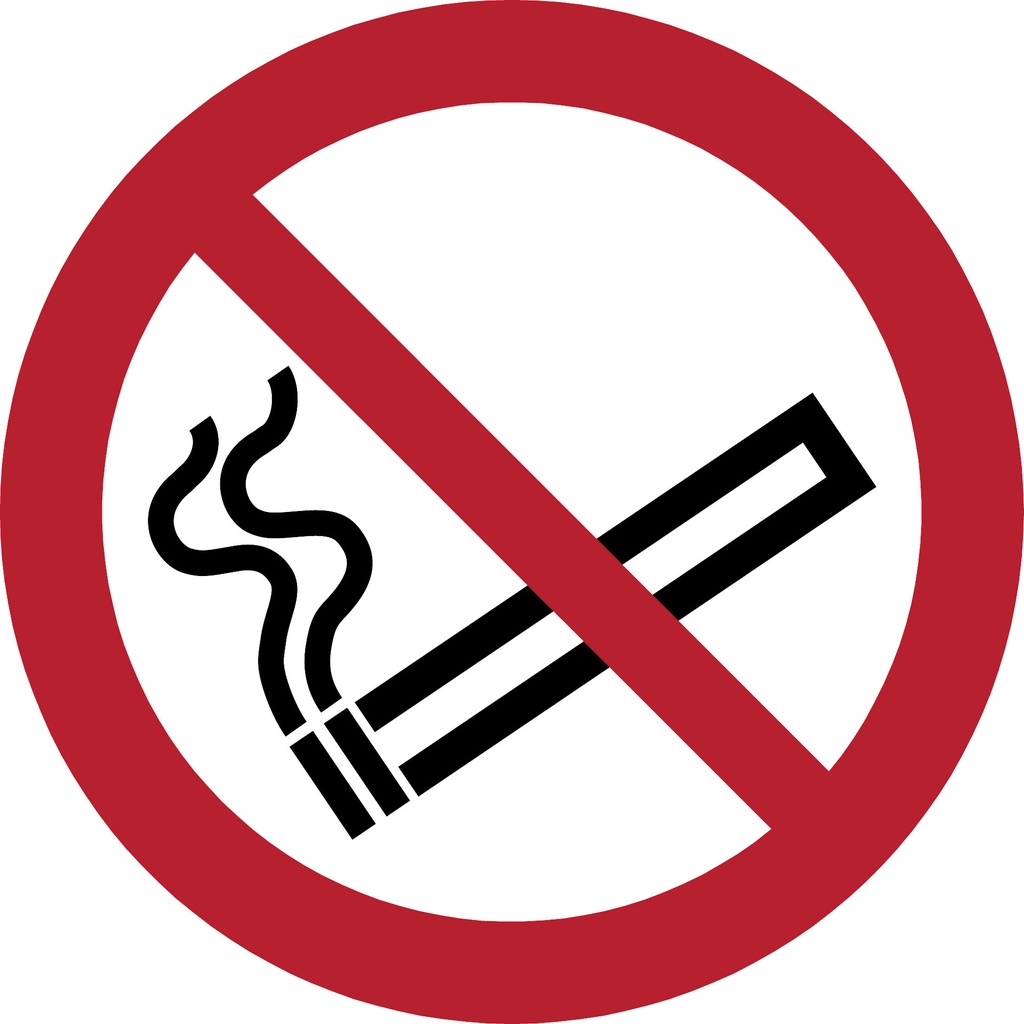 Pictogram bordje Djois Rookverbod Ø200mm rd