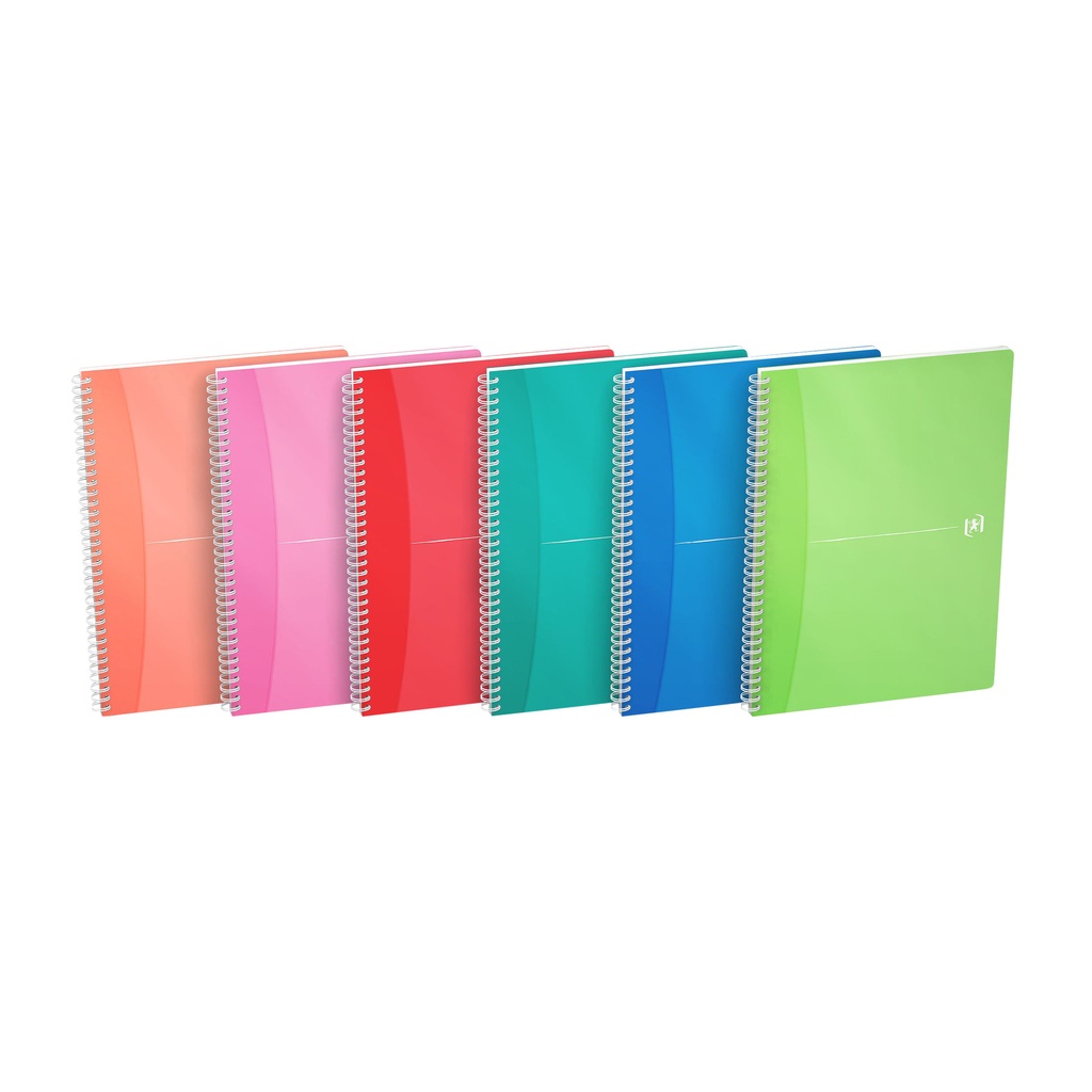 [100104241] Spiraalblok Oxford mycolours lijn A4 180p assorti