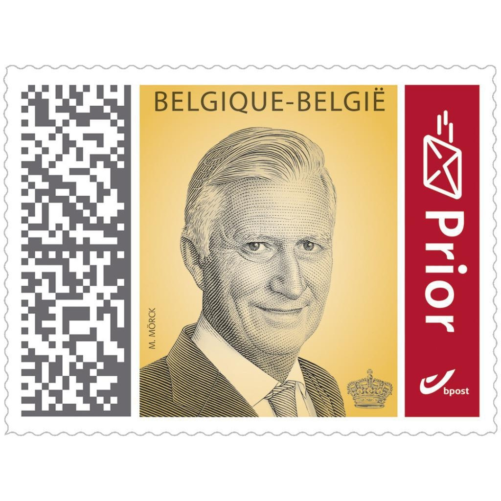 [80040] Postzegel Belgie prior zelfklevend 50st