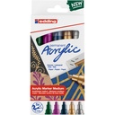 Acrylmarker edding e-5100 M metallic assorti 5st