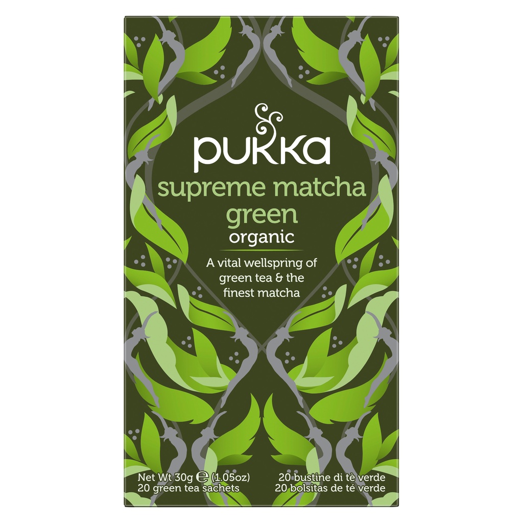 [68162090] Thee Pukka supreme matcha green tea 20 zakjes