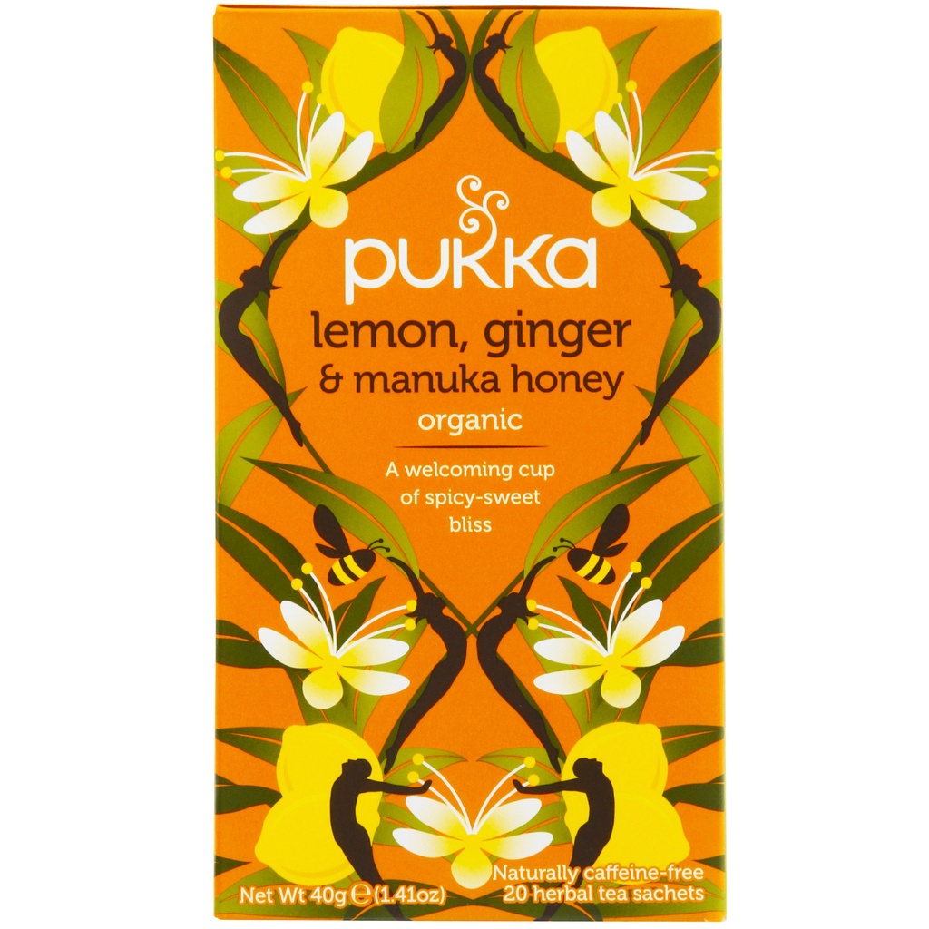 [68686135] Thee Pukka lemon ginger manuka honey 20 zakjes