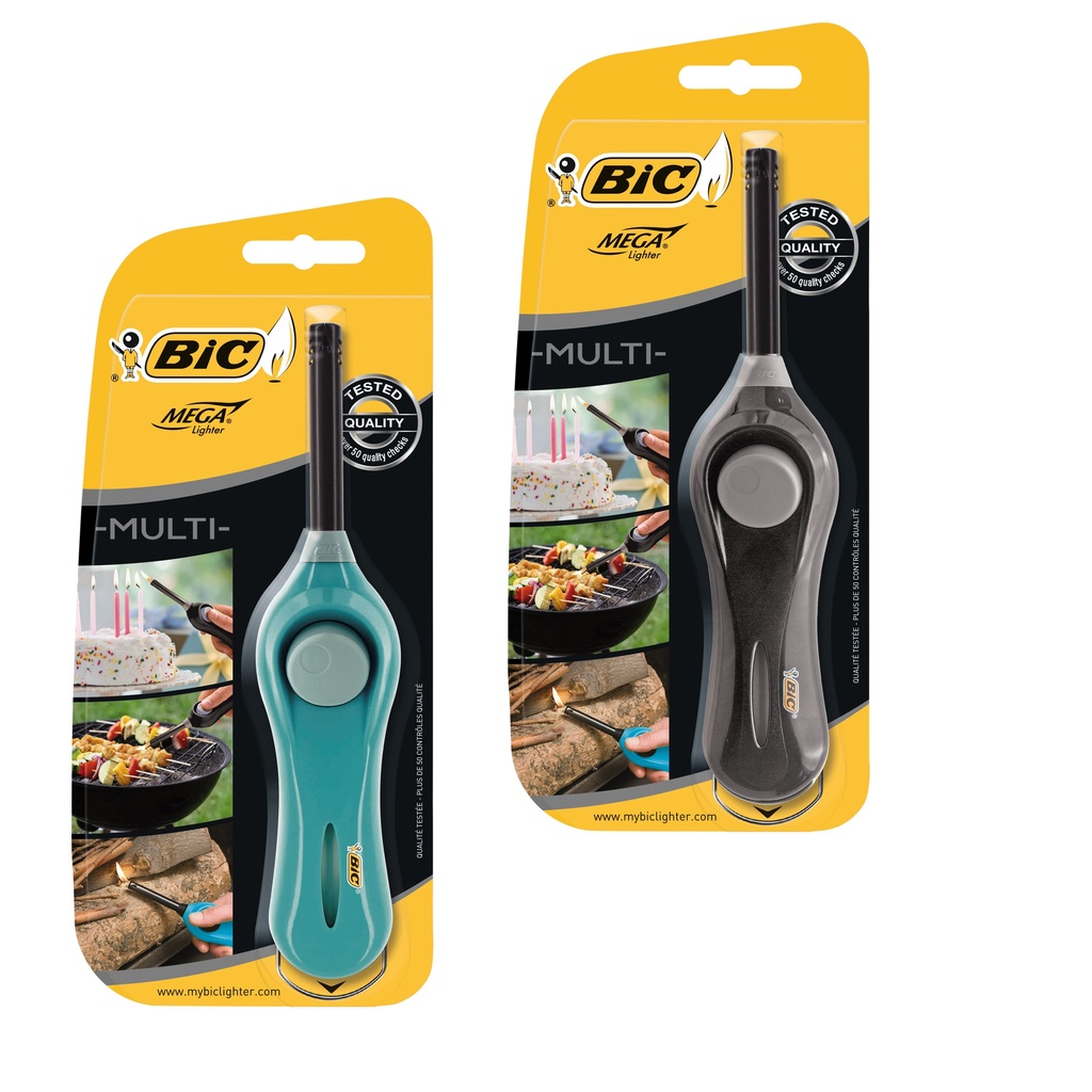 Aansteker Bic megalighter U140 multi assorti