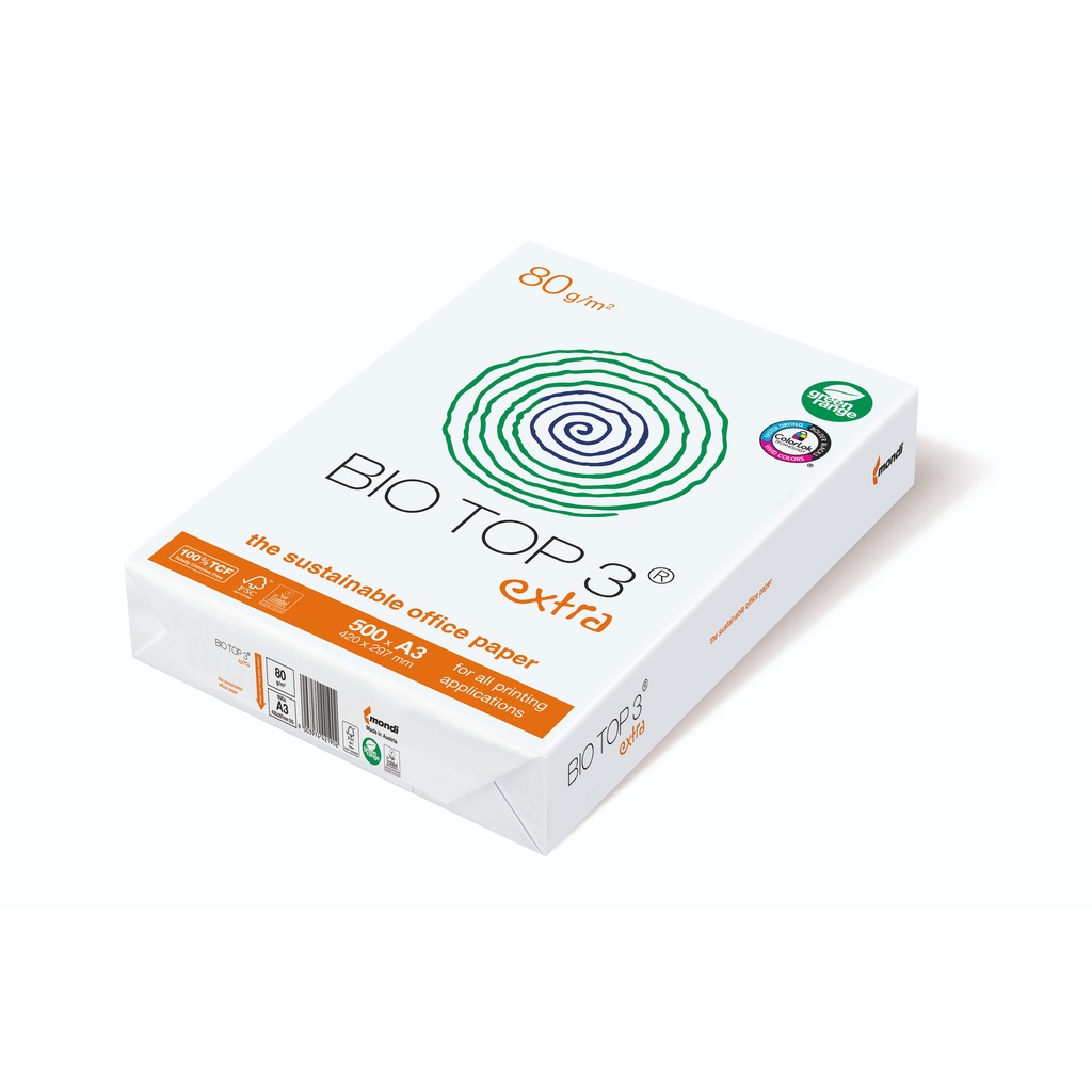 [180114251] Kopieerpapier BioTop 3 A3 80gr naturel
