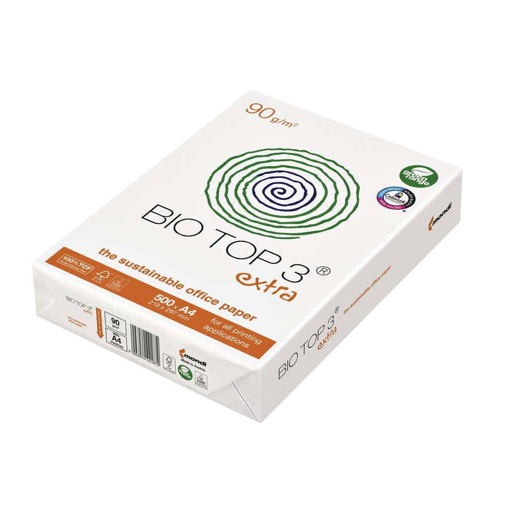 [180115923] Kopieerpapier BioTop 3 A4 90gr naturel