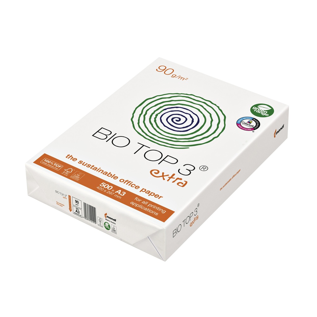 [180114256] Kopieerpapier BioTop 3 A3 90gr naturel