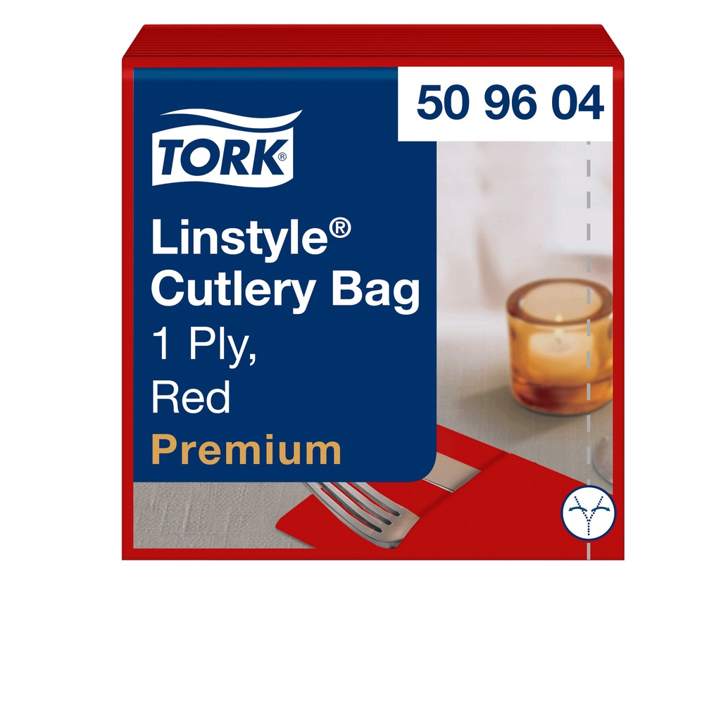 Pochette Tork Linstyle Premium 1laags rood 509604