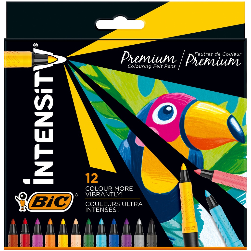 [977891] Kleurstift Bic Intensity Premium assorti