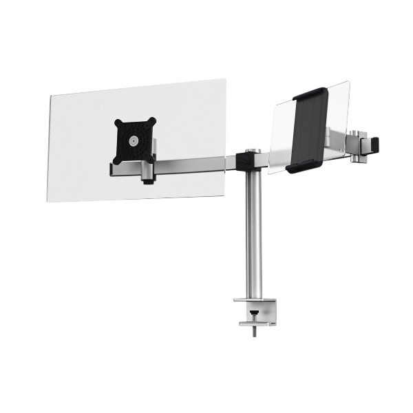 Monitorarm Durable met klem voor 1 scherm 1 tablet