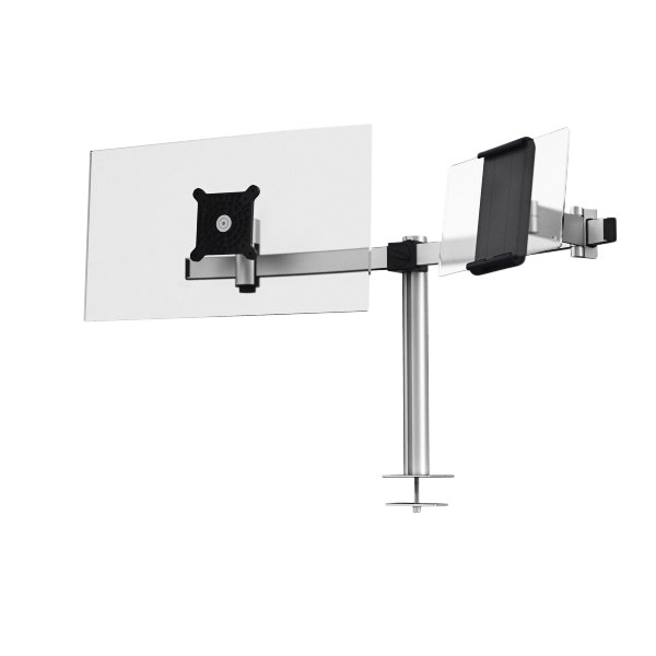 Monitorarm Durable bladdoorvoer 1 scherm 1 tablet