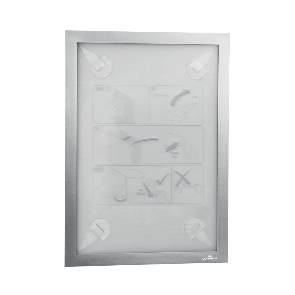 [484323] Duraframe Durable 484323 A4 zilver