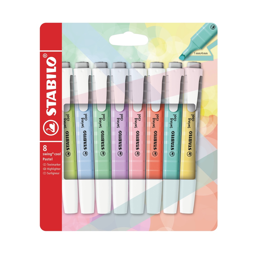 [275/8-08-1] Markeerstift STABILO Swing cool 275/8 assorti