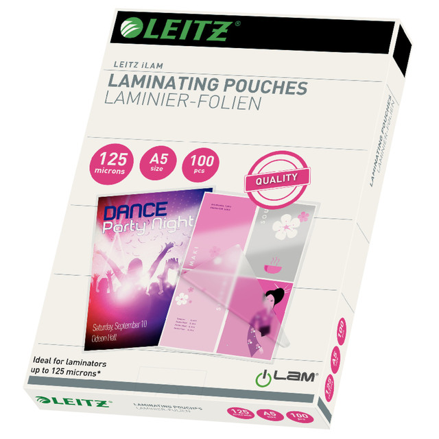 [33807] Lamineerhoes Leitz iLAM A5 2x125micron EVA